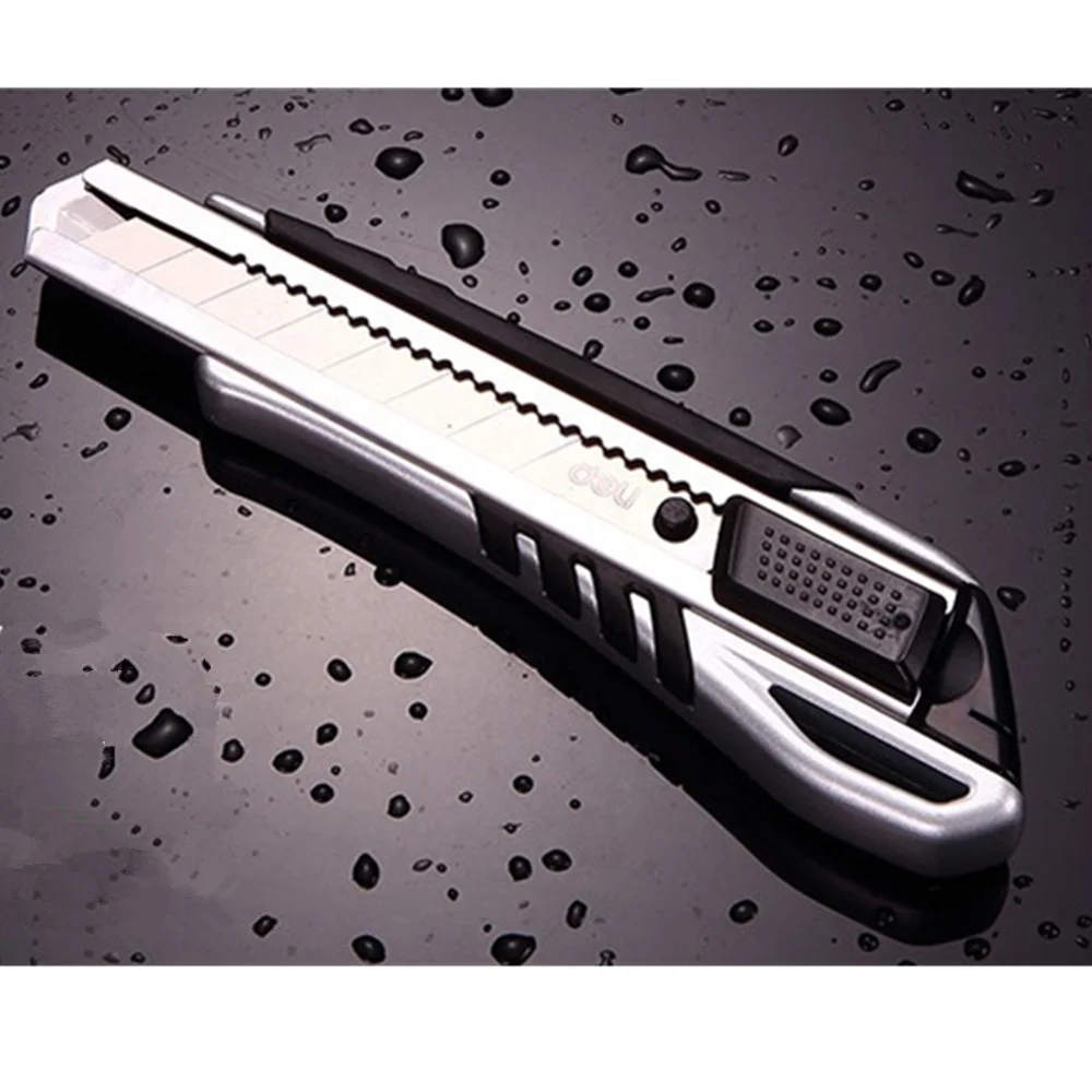 High Quality Zinc Alloy Large Size Utility Knife Auto-lock Paper Cutter Razor Blades Knife School and Office Stationery Tools High Quality Zinc Alloy Large Size Utility Knife Auto-lock Paper Cutter Razor Blades Knife School and Office Stationery Tools