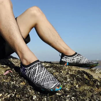 

Men Women Beach Shoes Outdoor Swimming Water Shoes Unisex Flat Soft Seaside Walking Yoga Shoe YS-BUY