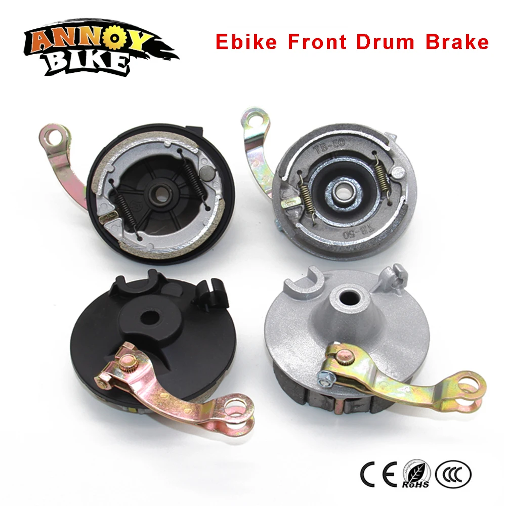 

Electric Bicycle Front Drum Brake Ebike Bicicleta Hold Brake Shaft Rear Axle Electric Car Brake Pads Universal Rear Brake