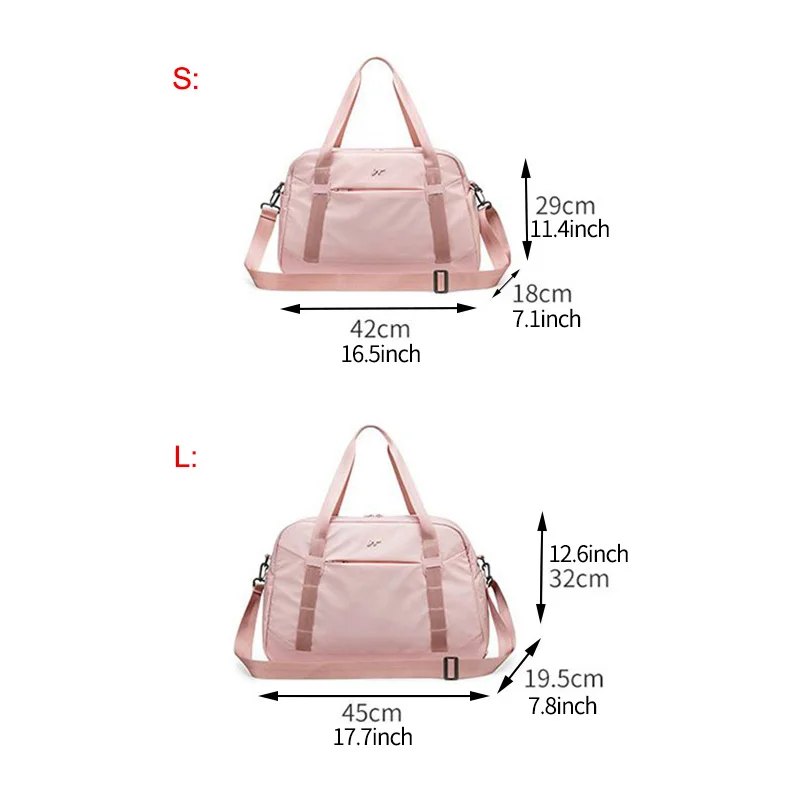 Foldable Travel Bags Women Clothes Packing Cubes Organizer Luggage Trolley Duffle Independent Shoes Handbag Accessories Supplies