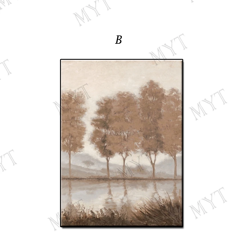 Artist Hand-painted Abstract forest trees in fall landscape Oil Painting Handmade on Canvas wall art for living room unframed Artist Hand-painted Abstract forest trees in fall landscape Oil Painting Handmade on Canvas wall art for living room unframed