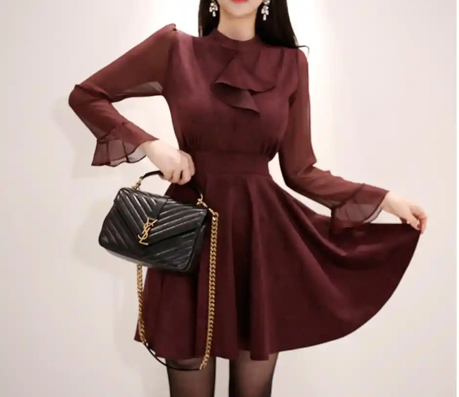 Vestidos бесплатная доставка новое корейское тонкое Сексуальное Женское платье с