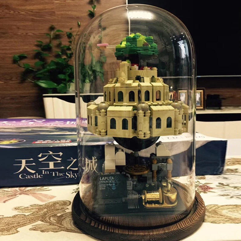 

XingBao compatible legoed castle city of sky Architecture Genuine Creative MOC building blocks music box child technic brick toy