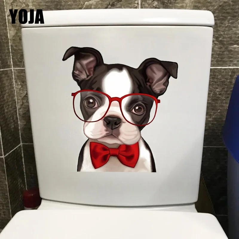 YOJA 21 1*22 8 см мультяшный бульдог украшение для дома детской спальни наклейки на