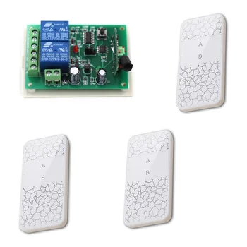 

DC 24V Wireless Remote Control Switch System Wireless Controlled Switch Electrical Remote Switch Receiver Transmitter 315/433Mhz