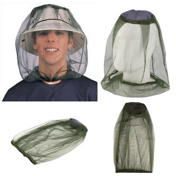 

Beekeeping Hats Mesh Face Protection Insect Bug Anti Mosquito Bee Mesh Mask Cap Hat With Head Net Outdoor Fishing Head Net