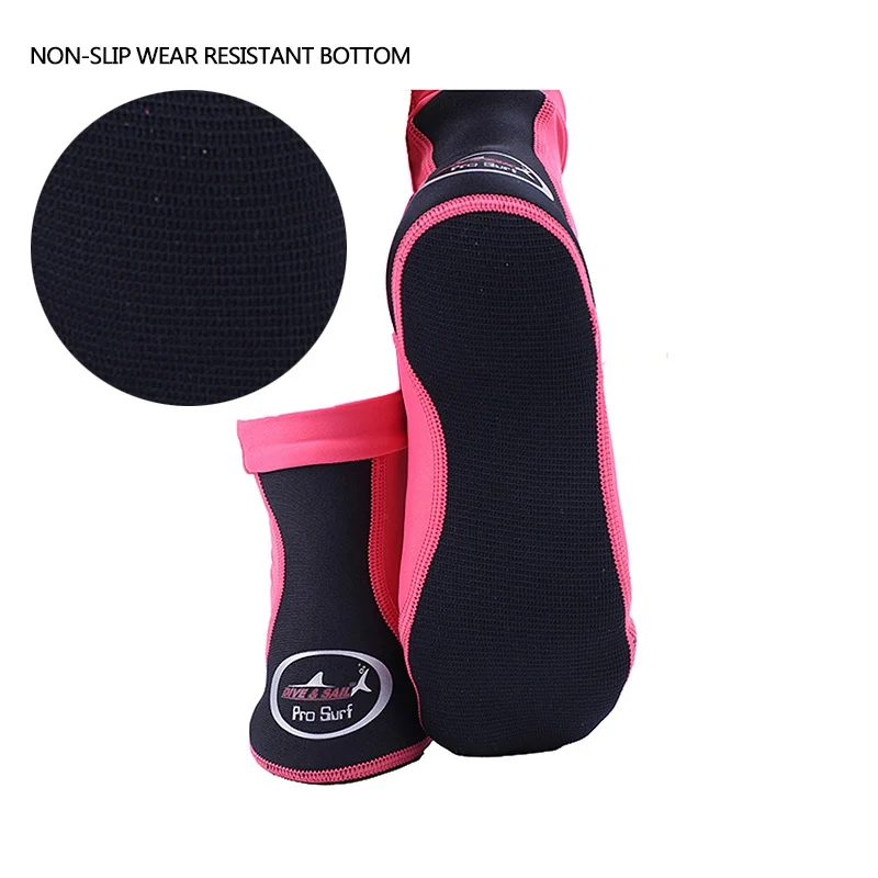 Diving Socks Neoprene Nylon 1.5mm Snorkeling Socks Diving Shoes Beach Socks Water Sport Accessories