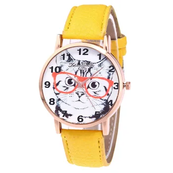 

Watch Women Ladys Women's Fashion Casual Leather Strap Analog Quartz Round Watch Luxury Quartz Watch Reloj Mujer Reloj Mujer
