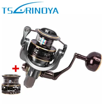 

TSURINOYA Jaguar4000 Two Metal Spool Spinning Fishing Reel 9+1BB/5.2:1/7kg Carretes Pesca Carretilha Moulinet Peche De Pescaria