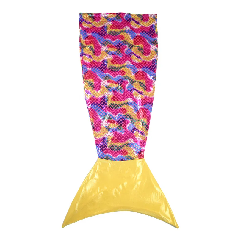 Флисовое одеяло в виде акулы, рыбы, хвоста русалки, детский спальный мешок, красочное Клетчатое одеяло в виде золотой рыбки и чешуи, одеяло в виде русалки, рождественский подарок - Цвет: YELLOW