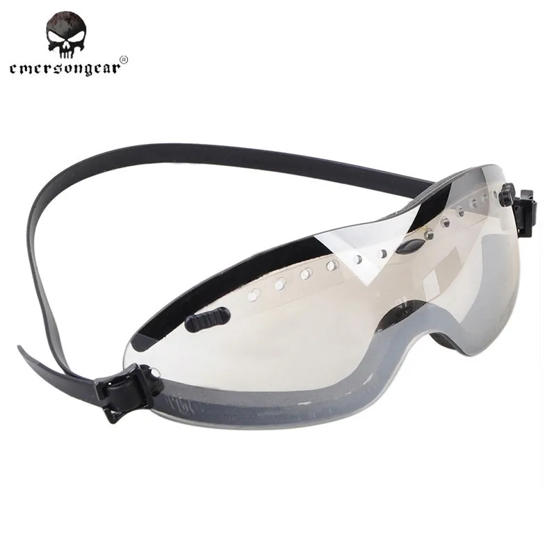 

Emerson Airsoft Tactical Military Outdoor Motorcycle Windproof BOOGIE Regulator Goggles Hunting Glasses Eyewear BLACK Clear