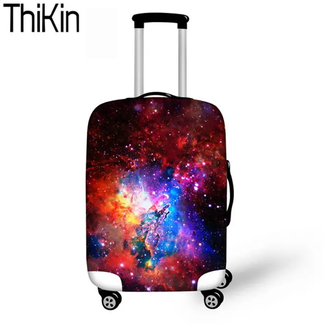 Защитный чехол для багажа THIKIN 3D Galaxy Space, аксессуары для путешествий 18-30 дюймов, эластичный чехол, крышка для чемодана на колесиках - Цвет: C0161