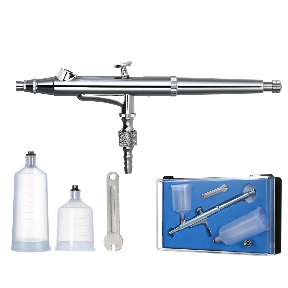 

Airbrush Spray Gun Kit Set Tool 0.3mm 20 / 40cc Gravity Feed Dual-action for DIY Cloth Clothing Art Painting Tattoo Nail