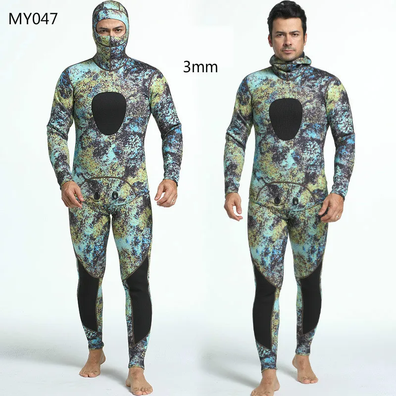 High Quality SLINX 1101 Men 3MM Diving Suit Long Wetsuit Diving Suit Sleeve Full Body Sunblock Wetsuit for Underwater Sport Poo - Цвет: one