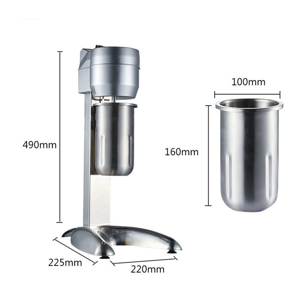 Jual Himoskwa 220 V Stainless Steel Komersial Smoothie Blender Food Processor Listrik Milkshake Minuman Mixer Bar Buah Blender