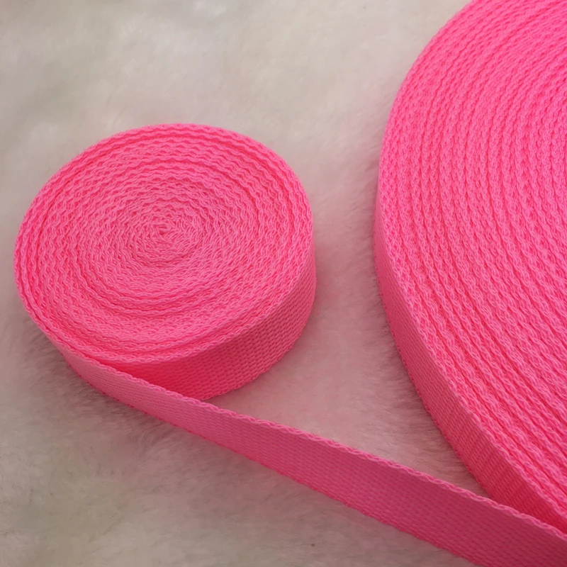 10 Yards Length 1Inch (25mm) Strap Nylon Webbing knapsack Strapping Bags Crafts 