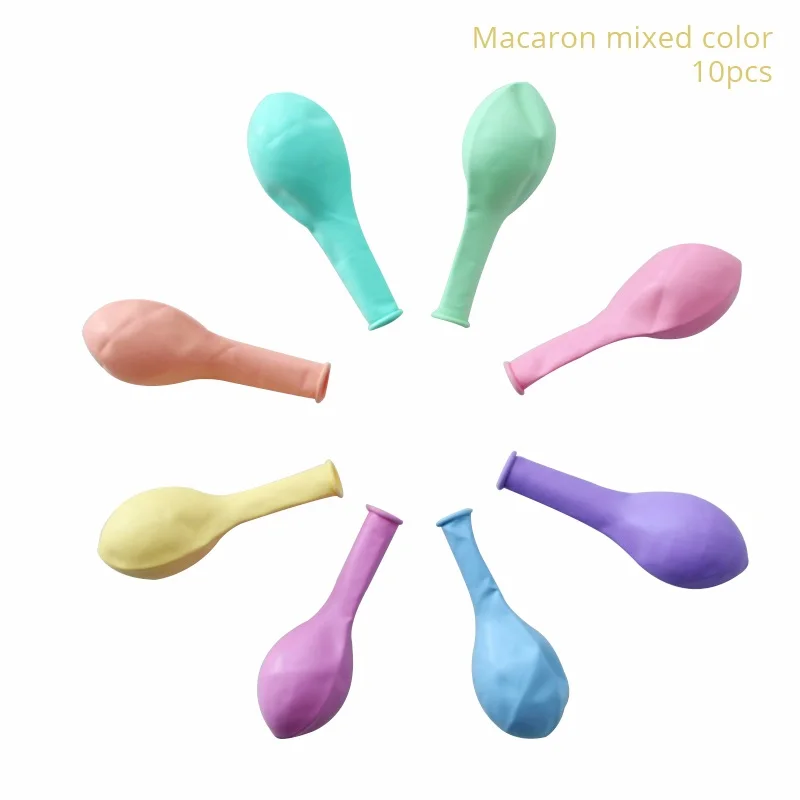 Латексные воздушные шары с узелком, инструмент для воздушных шаров, зажим для воздушных шаров, галстуки для вечеринки на день рождения, аксессуары для детских свадебных шаров, вечерние принадлежности - Цвет: 10pcs mix Color