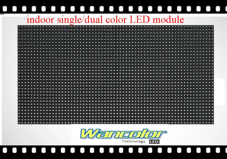 

aliexpress p4.75 indoor F3.75 red color led module 304*152mm 64*32 pixels for LED sign Board