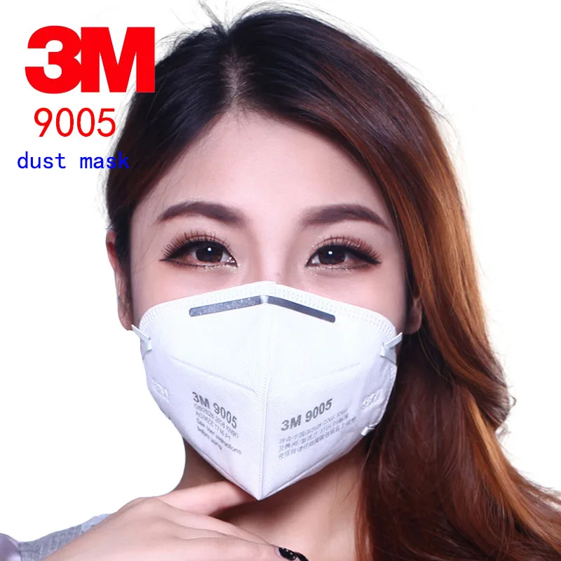 

3M 9005 10PCS respirator dust mask Anti-static filter cotton respirator mask against PM2.5 Dust cleaning Sandpaper polished mask