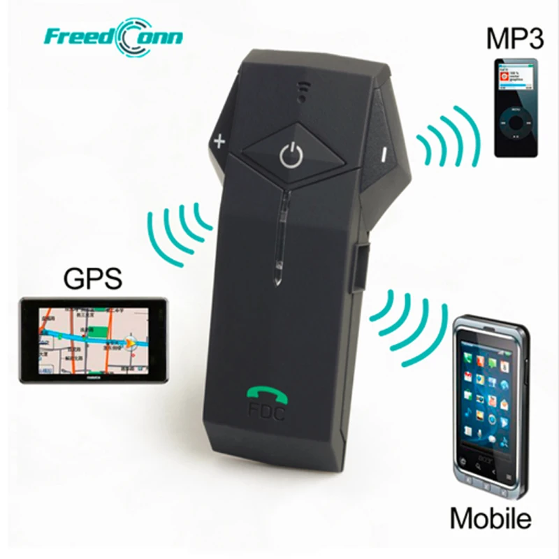 Беспроводные Bluetooth наушники FreedConn для мотоциклетного шлема гарнитура 1000 м GPS NFC MP3