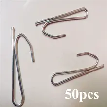 Качество 50 шт./лот занавес крючки из нержавеющей стали Занавес Держатель S Тип железные крючки занавес аксессуары 104A S форма для cortina
