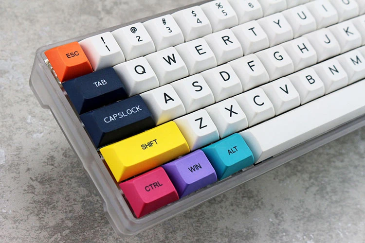 BGKC 29 шт. DSA профиль цвет CMYK Dyesub клавишные колпачки pbt набор клавишных колпачков CTRL WIN ALT SHIFT механическая клавиатура колпачка продается только Keycap