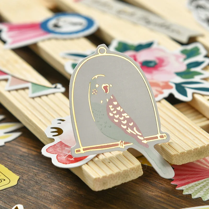 45 шт Think Happy Cardstock высечки для скрапбукинга счастливый планировщик/изготовление карт/Журнал проекта