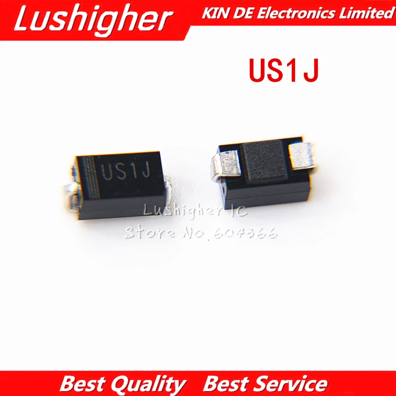 100 шт. US1J HER106 UF4005 SMA DO 214AC Smd Tvs диод|Интегральные схемы| |