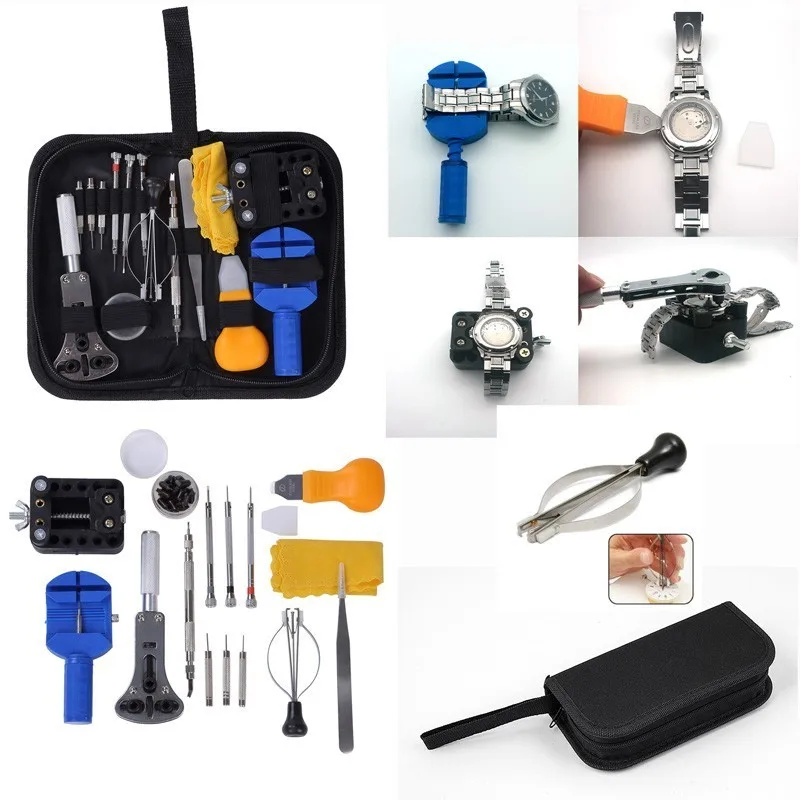 Watch Opener Back Case Repair Tool Kit Watch Tools In Repair Watchmaker Tools Set Strap Case Opener Link Watch Pin Remover New Watch Opener Back Case Repair Tool Kit Watch Tools In Repair Watchmaker Tools Set Strap Case Opener Link Watch Pin Remover New