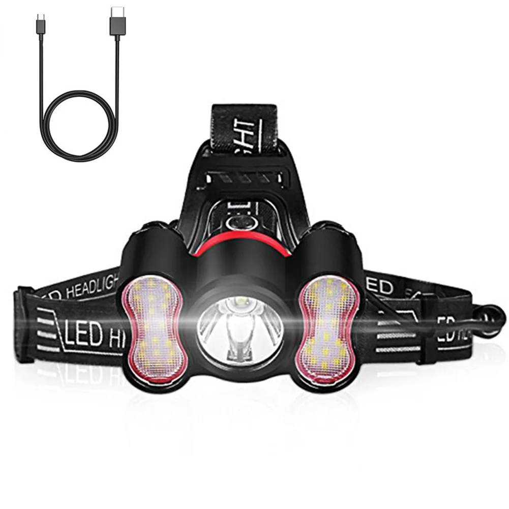 

USB Charging lamp Super Bright Led Running Flashlight 4 Modes Hunting Camping Home Night Fishing Waterproof