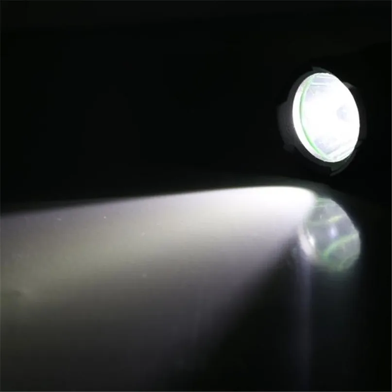 LED Flashlight AA Battery Torch Waterproof Flashlight 3500 Lumens 3 Modes Zoomable Light Portable Torch light #2M03 (5)