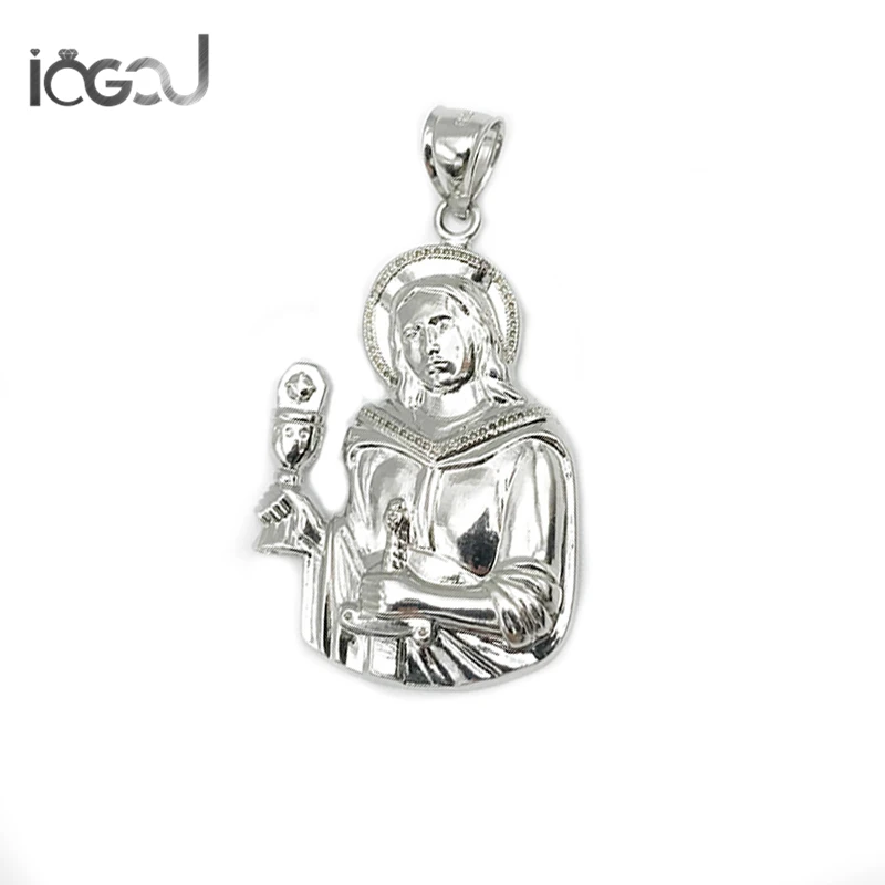 

IOGOU Magic Lamp Pendant 925 Sterling Silver Pendant for Necklace Men Women Wedding Charm Party Religion Pendant Christmas Gift