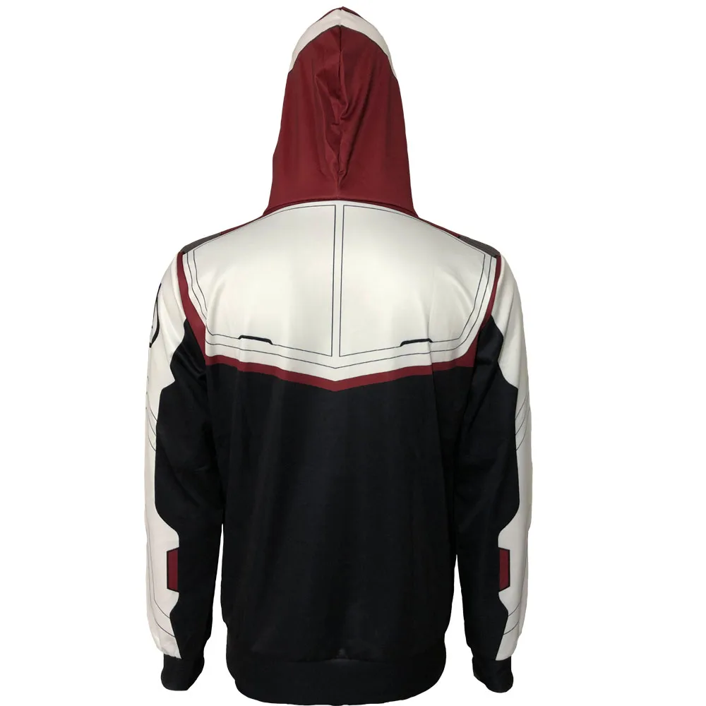 Avengers Endgame Jacket Hoodie Cosplay Quantum Realm Costumes Endgame hoodies Marvel Superhero Sweatshirt Coat Suit Costume
