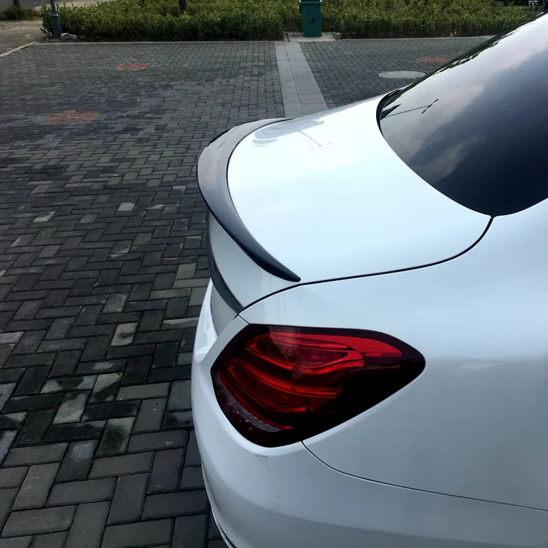 

For Mercedes Benz W205 C-class 2014 2015 2016 2017 2018 2019 Rear Spoiler ABS Material Primer Color Car Tail Wing Decoration