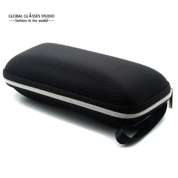 

Carriable Pure Colour Upper Sunglasses And Eyeglasses Protective Hard Case For Man / Women optical frames Zipper Case014