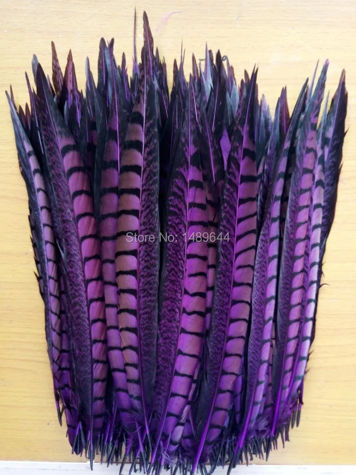 New arrival! 10 PCS 30-35 cm / 12-14 inches Purple pheasant feathers Amherst chicken tail | Дом и сад
