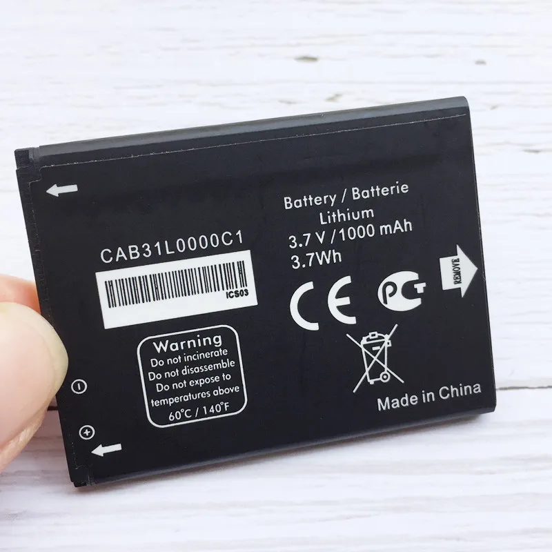 Батарея для телефона CAB31L0000C1 CAB31L0001C1 CAB31L0004C1 CAB31Y0004C1 Alcatel TRIBE 3041D A2001X A2000X 2004C
