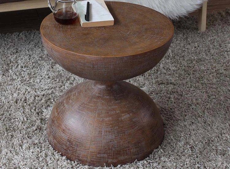 Современный мини-столик в скандинавском стиле из кованого железа