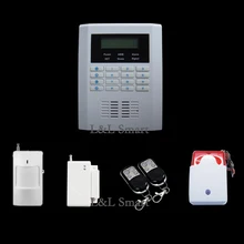 ЖК-Экран Беспроводной GSM PSTN Телефонной линии Дома Сигнализация с Голосовой Подсказки