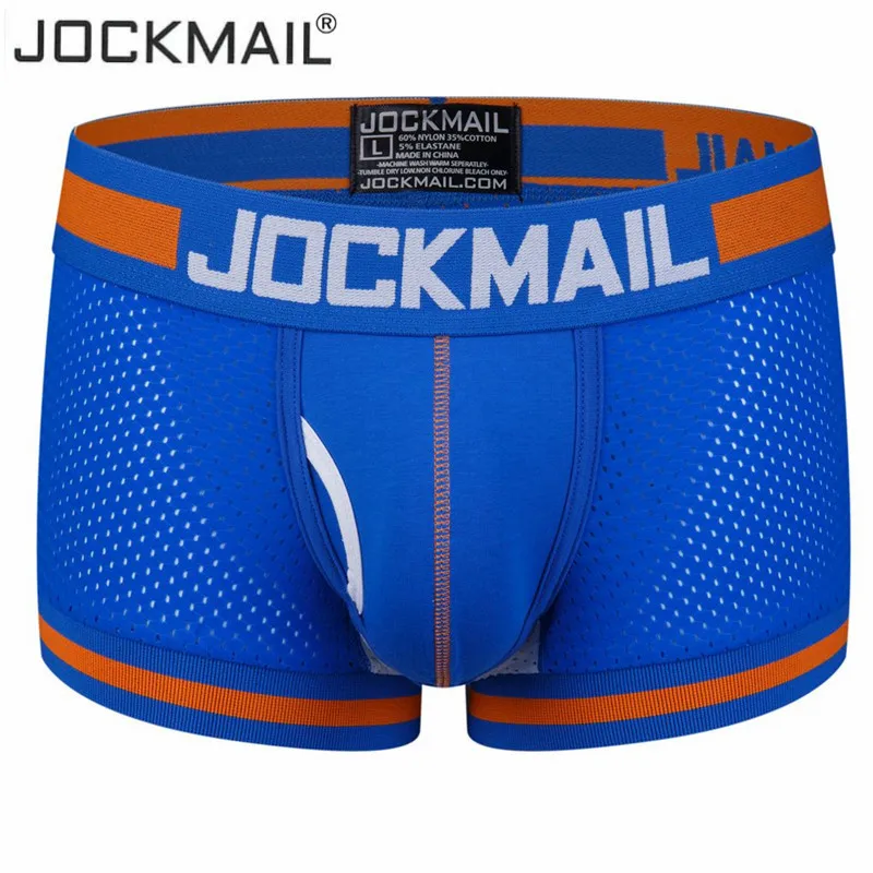 Трусы боксеры JOCKMAIL мужские сетчатые шорты с дырками пикантное нижнее белье трусы