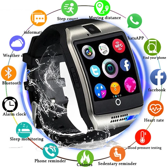 

Smart Watch Bluetooth Wristwatch Curved Touch Screen Support Sim Card Memory Fitness Tracker Smartwatch Relogio Relojes PK GT08