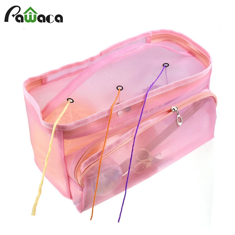 

Portable Yarn Storage Bag Household Knitting Bag Tote Storage Case for Crocheting Hook Knitting Needles Sewing Accessories
