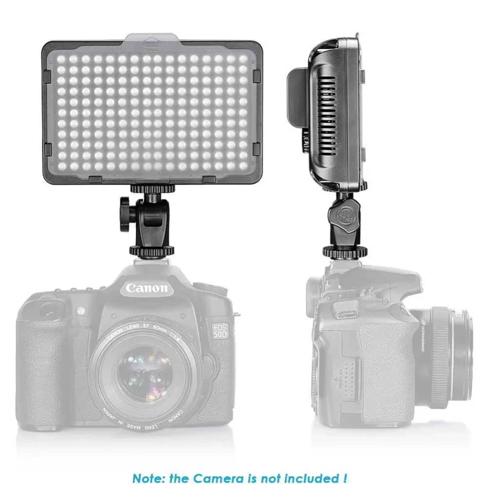 Neewer затемнения 176 светодиодный видео светильник 5600K на Камера светильник Панель с 2600 мА/ч, Батарея и USB Зарядное устройство для цифровой зеркальной камеры Canon Nikon Pentax sony