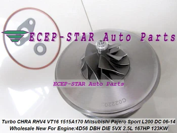 

Turbo Cartridge CHRA VAD20022 1515A170 VT16 VT-16 For Mitsubishi Pickup L200 DI-D 07-11 Triton Intercooled 2010- 4D56 4D56U 2.5L
