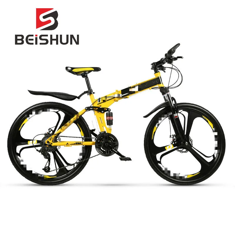 Best Folding Mountain Bike Bicycle 26 Inch Double Shock Absorbing Overall Wheel Bicycle Speed Bicycle 3 Best Folding Mountain Bike Bicycle 26 Inch Double Shock Absorbing Overall Wheel Bicycle Speed Bicycle 3