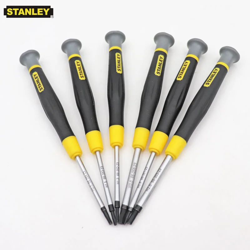 

Stanley 6pcs best screwdriver set hex H0.9 H1.3 H1.5 H2 H2.5 H3 bit hexagon screw driver hexagonal head screwdriver precision
