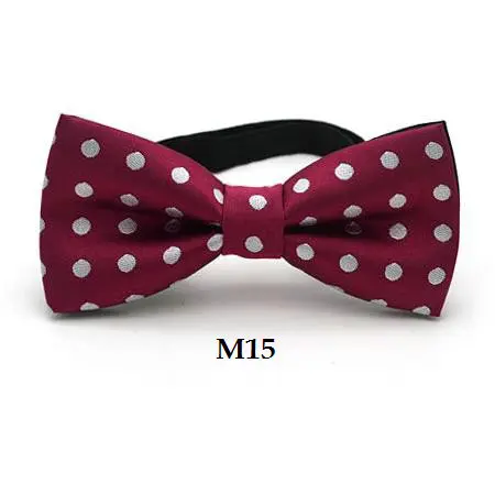 Роскошный Детский галстук-бабочка с мультипликационным принтом, 10*5 см, регулируемая кнопка, синий, желтый, красный, 2 шт./лот - Цвет: M15