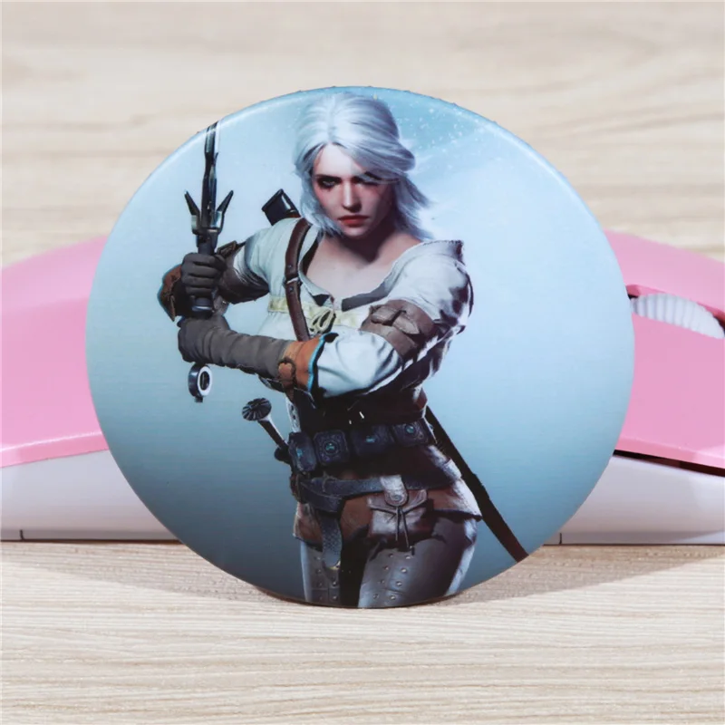 

FFFPIN 5.8cm Big Brooch Metal Badge Video PC Game Witcher Geralt Cirilla Cosplay Clothing Pin Coin Icon Clothes Decor Mark Gift