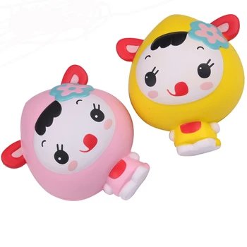 

Kawaii Squishy Jumbo Cartoon Girl Slow Rising Squishies Reduce Pressure Stress Relief Kids Squeeze Toy Gift For Children
