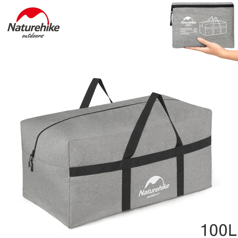 100L Naturehike Ultralight Extra Large Duffle Bag Outdoor Durable Bags Folding Duffel Bag ...